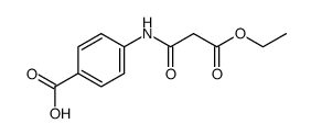 4-[(3-ethoxy-1,3-dioxopropyl)amino]-benzoic acid结构式