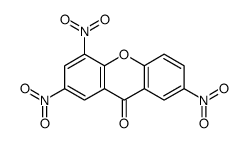 2,4,7-trinitroxanthen-9-one结构式