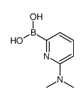 (6-(DIMETHYLAMINO)PYRIDIN-2-YL)BORONIC ACID structure