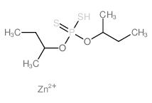Zinc bis(O,O-di-sec-butyl) bis(dithiophosphate) structure