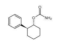 carbamic acid (1R,2S)-2-phenylcyclohex-1-yl ester Structure