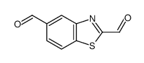 2,5-Benzothiazoledicarboxaldehyde(9CI) structure