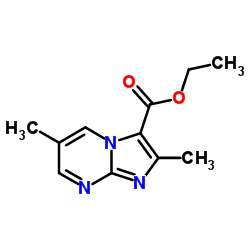 Ethyl 2,6-dimethylimidazo[1,2-a]pyrimidine-3-carboxylate Structure