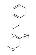 2-methoxy-N-(2-phenylethyl)acetamide Structure