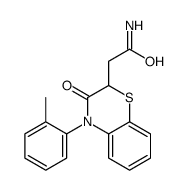 2-[4-(2-methylphenyl)-3-oxo-1,4-benzothiazin-2-yl]acetamide Structure