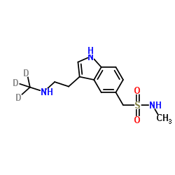 N-Methyl-1-(3-{2-[(2H3)methylamino]ethyl}-1H-indol-5-yl)methanesulfonamide Structure