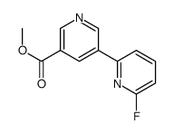 methyl 5-(6-fluoropyridin-2-yl)pyridine-3-carboxylate结构式