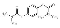 1-[4-(dimethylcarbamoylsulfanyl)phenyl]sulfanyl-N,N-dimethyl-formamide结构式