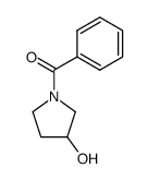 1-benzoyl-3-hydroxypyrrolidine Structure