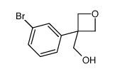 [3-(3-bromophenyl)oxetan-3-yl]methanol Structure