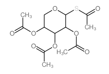 (4,5-diacetyloxy-6-acetylsulfanyl-oxan-3-yl) acetate Structure