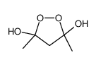 3,5-dimethyl-1,2-dioxolane-3,5-diol Structure