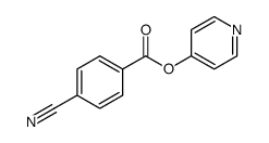 4-pyridyl 4-cyanobenzoate Structure
