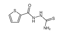 2-(2-thienylcarbonyl)-1-hydrazinecarbothioamide Structure