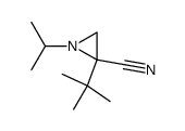 2-Aziridinecarbonitrile,2-(1,1-dimethylethyl)-1-(1-methylethyl)-(9CI)结构式