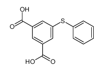 5-phenylsulfanylbenzene-1,3-dicarboxylic acid结构式