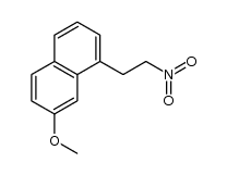 1-(2-nitroethyl)-7-methoxynaphthalene结构式