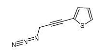 2-(3-azidoprop-1-yn-1-yl)thiophene Structure