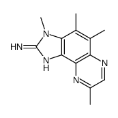 2-AMINO-3,4,5,8-TETRAMETHYLIMIDAZO(4,5-F)QUINOXALINE结构式