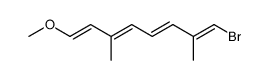 (1E,3E,5E)-1-bromo-8-methoxy-2,6-dimethylocta-1,3,5,7-tetraene Structure