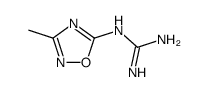 3-methyl-5-guanidino-1,2,4-oxadiazole结构式