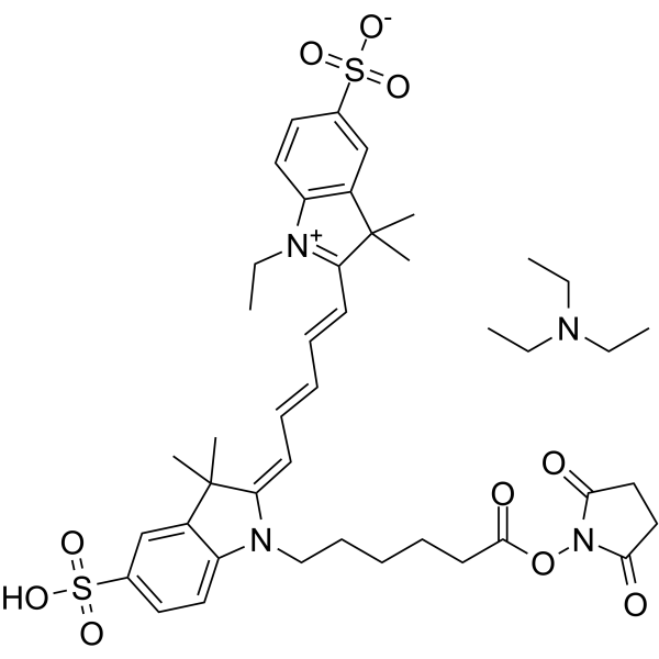 CY5-SE triethylamine salt structure