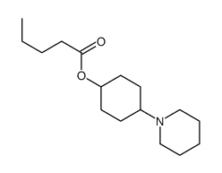 Valeric acid 4-piperidinocyclohexyl ester Structure