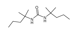 N,N'-bis-(1,1-dimethyl-butyl)-urea Structure