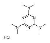[4,6-bis(dimethylamino)-1,3,5-triazin-2-yl]-dimethyl-azanium chloride结构式