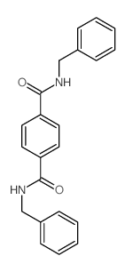 1,4-Benzenedicarboxamide,N1,N4-bis(phenylmethyl)- Structure