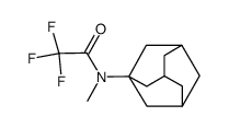 N-adamant-1-yl-2,2,2-trifluoro-N-methylacetamide结构式