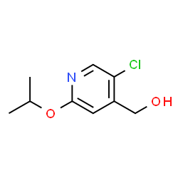 [5-Chloro-2-(propan-2-yloxy)pyridin-4-yl]methanol structure