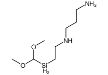 N'-[2-(dimethoxymethylsilyl)ethyl]propane-1,3-diamine结构式