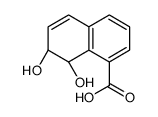 1-Naphthalenecarboxylic acid, 7,8-dihydro-7,8-dihydroxy-, cis- (9CI)结构式