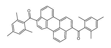 [9-(2,4,6-trimethylbenzoyl)perylen-3-yl]-(2,4,6-trimethylphenyl)methanone Structure