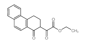 2-Phenanthreneaceticacid, 1,2,3,4-tetrahydro-a,1-dioxo-, ethyl ester structure