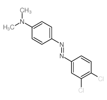 Benzenamine,4-[2-(3,4-dichlorophenyl)diazenyl]-N,N-dimethyl- structure
