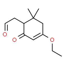 3-Cyclohexene-1-acetaldehyde,4-ethoxy-6,6-dimethyl-2-oxo-(9CI) Structure