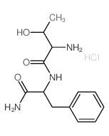 L-Phenylalaninamide,L-threonyl-, monohydrochloride (9CI)结构式