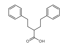 2-(2-phenylethyl)-4-phenylbutanoic acid Structure