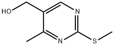 (4-甲基-2-(甲硫基)嘧啶-5-基)甲醇结构式