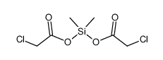 bis-chloroacetoxy-dimethyl-silane结构式