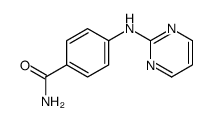 4-(pyrimidin-2-ylamino)benzamide结构式