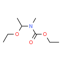 Carbamic acid,(1-ethoxyethyl)methyl-,ethyl ester (9CI) Structure