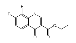 Ethyl 7,8-difluoro-4-oxo-1,4-dihydroquinoline-3-carboxylate Structure