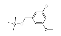 ((3,5-dimethoxybenzyl)oxy)trimethylsilane Structure