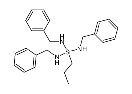 tris-benzylamino-propyl-silane结构式