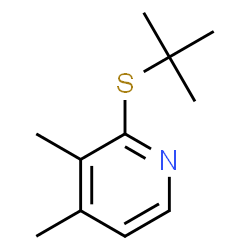 2-tert-Butylthio-3,4-dimethylpyridine picture