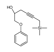 (2S)-1-phenoxy-6-trimethylsilylhex-4-yn-2-ol Structure