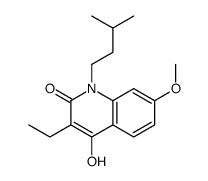 3-Ethyl-4-hydroxy-7-methoxy-1-(3-methylbutyl)-2(1H)-quinolinone picture